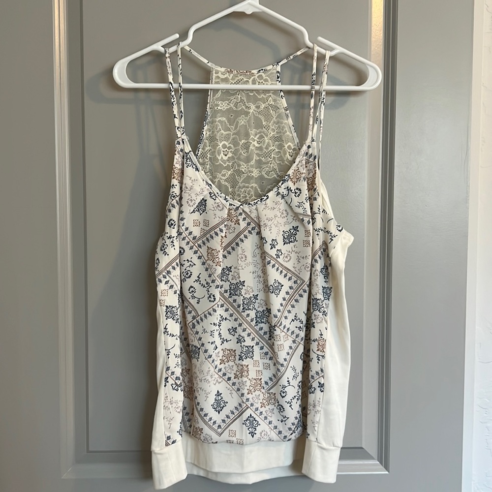 Cute Summer tank with Lace